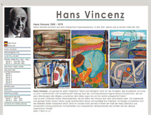 Tablet Screenshot of hans-vincenz.de